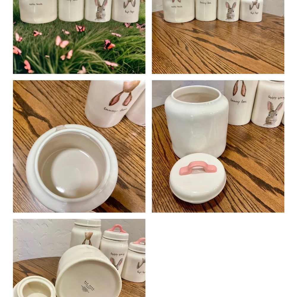 Rae Dunn Easter Treats Chubby Canister 2018 - Picture 2 of 2